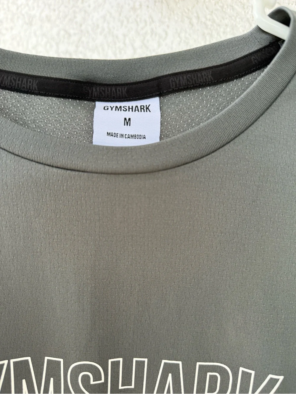 Gymshark Gray Short Sleeve Logo Tee - Picture 4 of 4